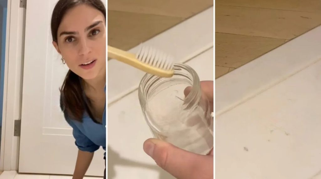 Experta en limpieza comparte un truco increíblemente fácil para dejar la lechada sucia impecable