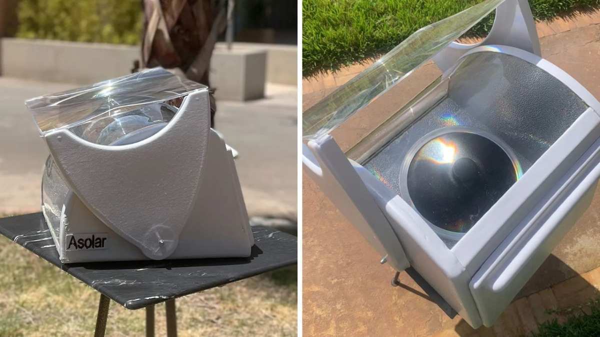 Inventor marroquí patenta Asolar: una nueva cocina solar de sólo 3,4 kg para cocinar alimentos de manera limpia y eficiente