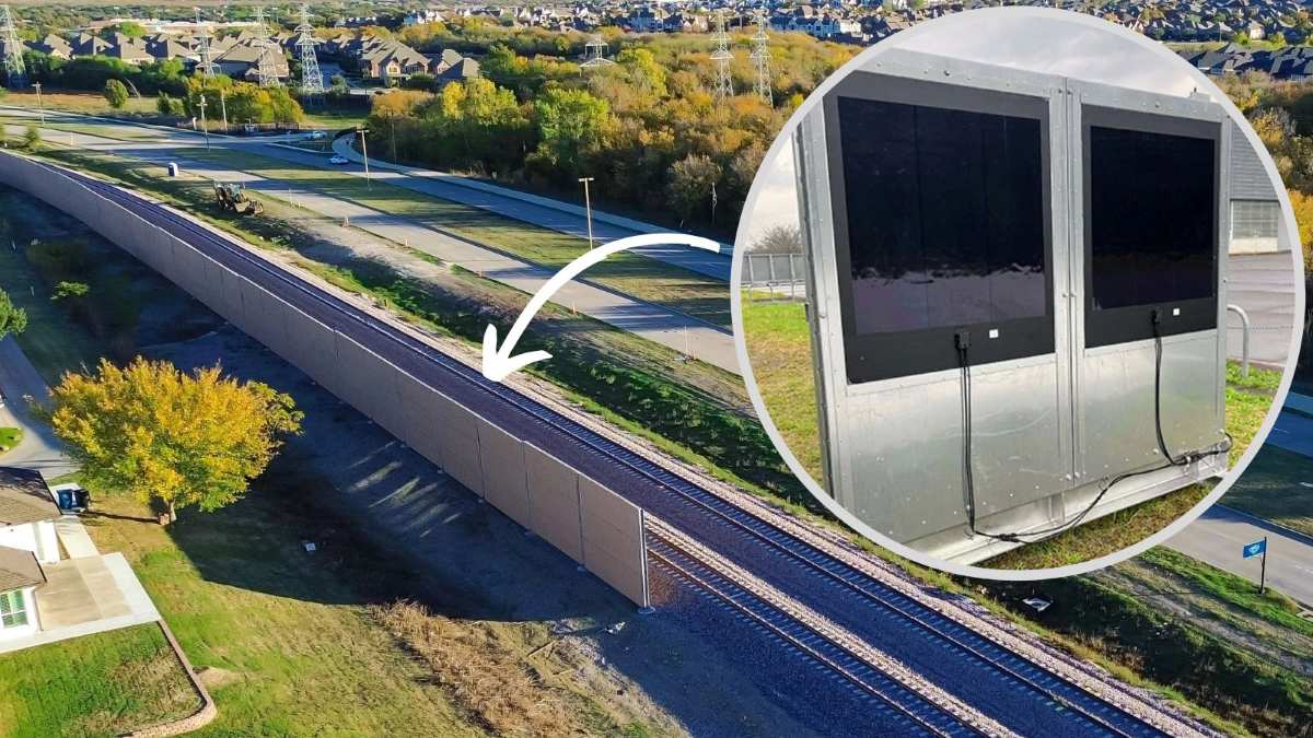 Japón aprovechará las barreras acústicas antirruido de sus ferrocarriles para instalar paneles solares flexibles y producir energía renovable