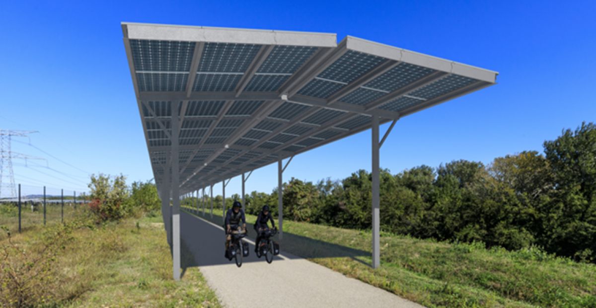 Empresas francesas construyen la primera instalación fotovoltaica lineal en Francia, con tecnología para reducir las pérdidas eléctricas en grandes distancias