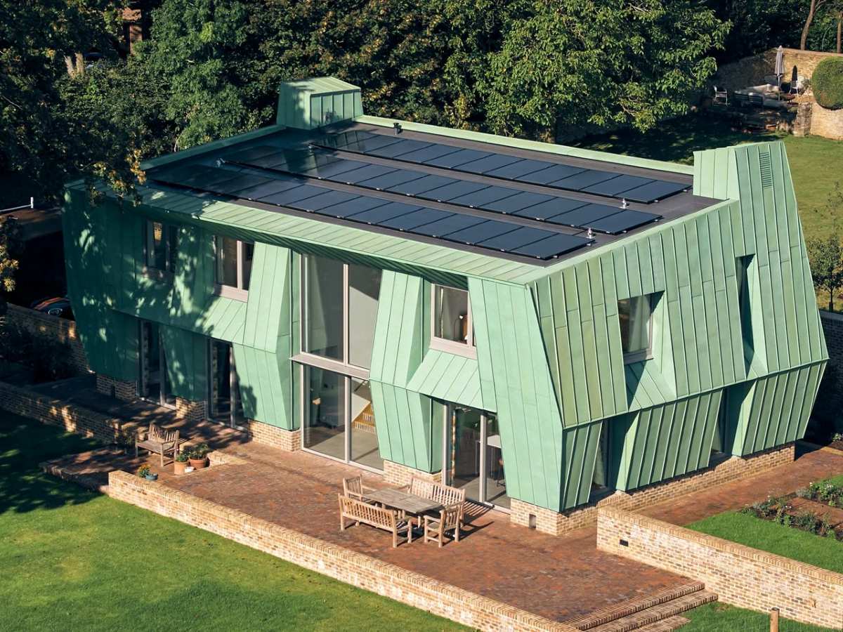 Copper Bottom, la casa estilo origami es una «estación de energía habitable», capaz de generar más energía de la que consume, optimizando al máximo el uso de la energía