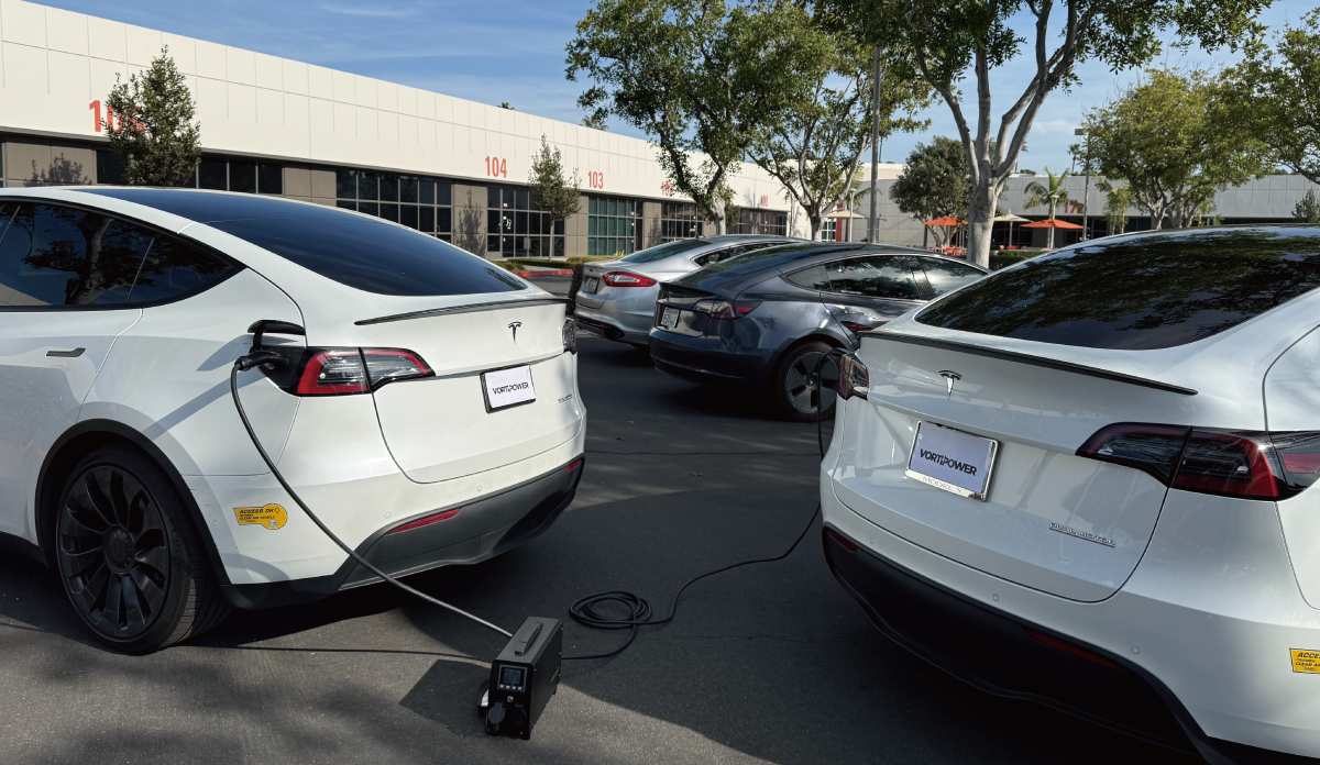 VortiPower VP20, el invento que convierte tu Tesla en una estación de energía portátil