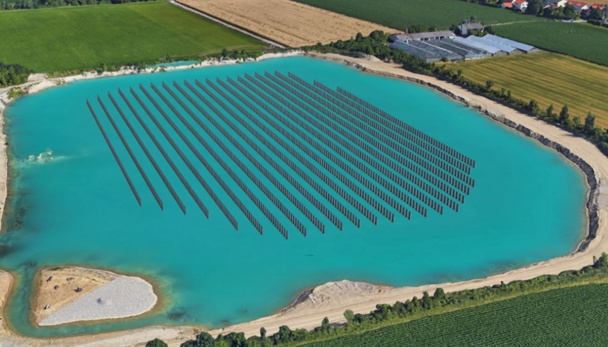 Alemania inaugura la primera planta de fotovoltaica vertical flotante del mundo