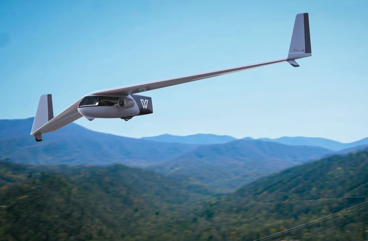 Empresa estadounidense desarrolla innovador sistema de propulsión ultra silencioso y un 20% más eficiente para impulsar un planeador eléctrico monoplaza