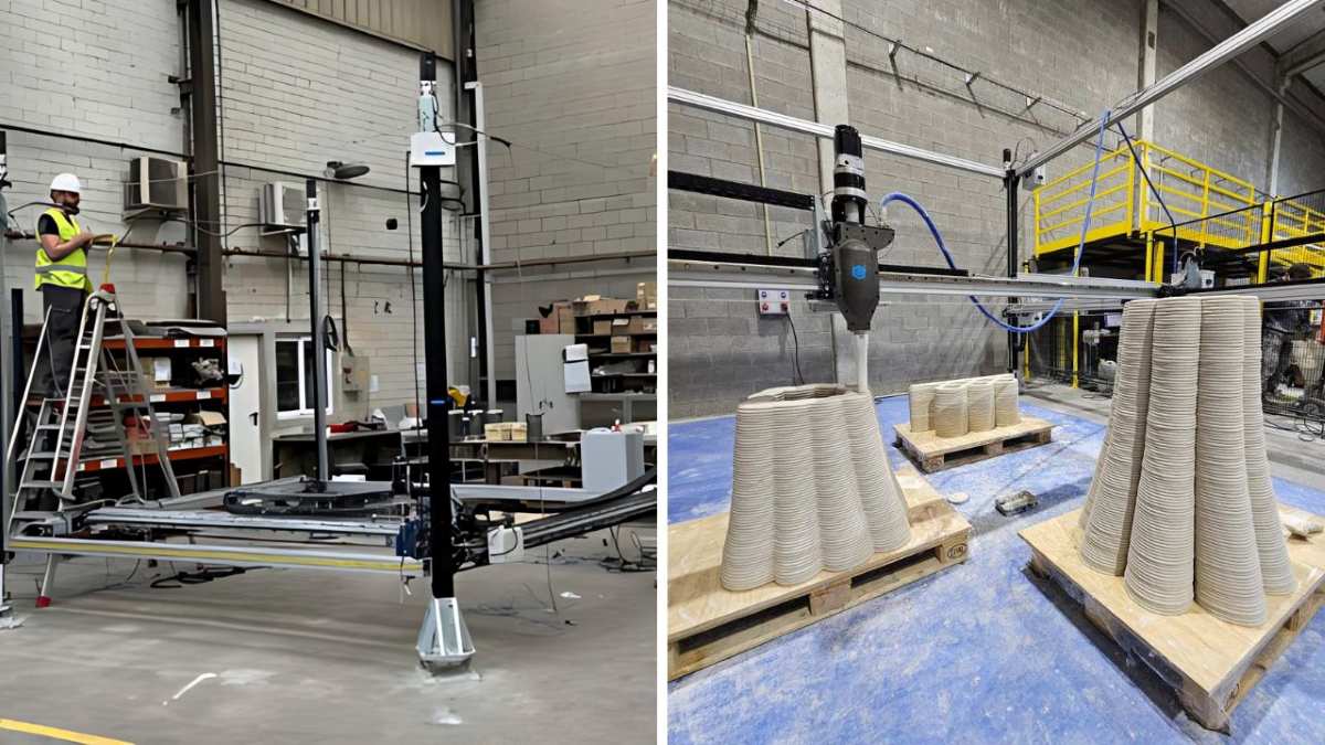 Startup barcelonesa lanza impresora 3D de gran formato, promete reducir un 60 % los residuos en construcción con impresión de hormigón