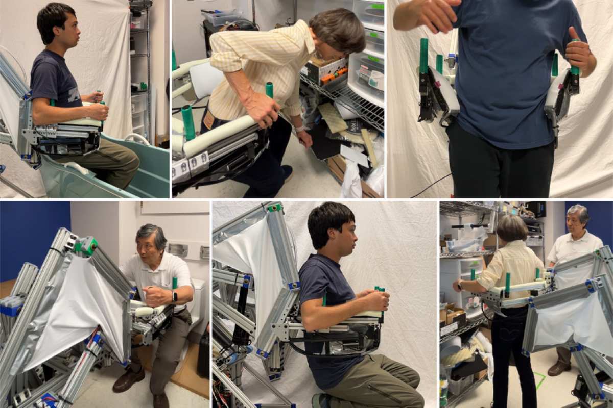 Investigadores del MIT han desarrollado E-BAR, un robot diseñado para el cuidado de personas mayores, ayudándolas a sentarse y ponerse de pie, y atrapándolas si se caen