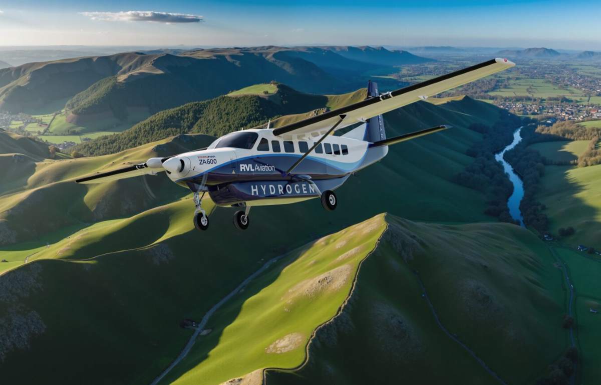 ZeroAvia y RVL Aviation lanzan el primer servicio de carga aérea sin emisiones con hidrógeno en Reino Unido, propulsión eléctrica-hidrógeno y solo vapor de agua como emisión