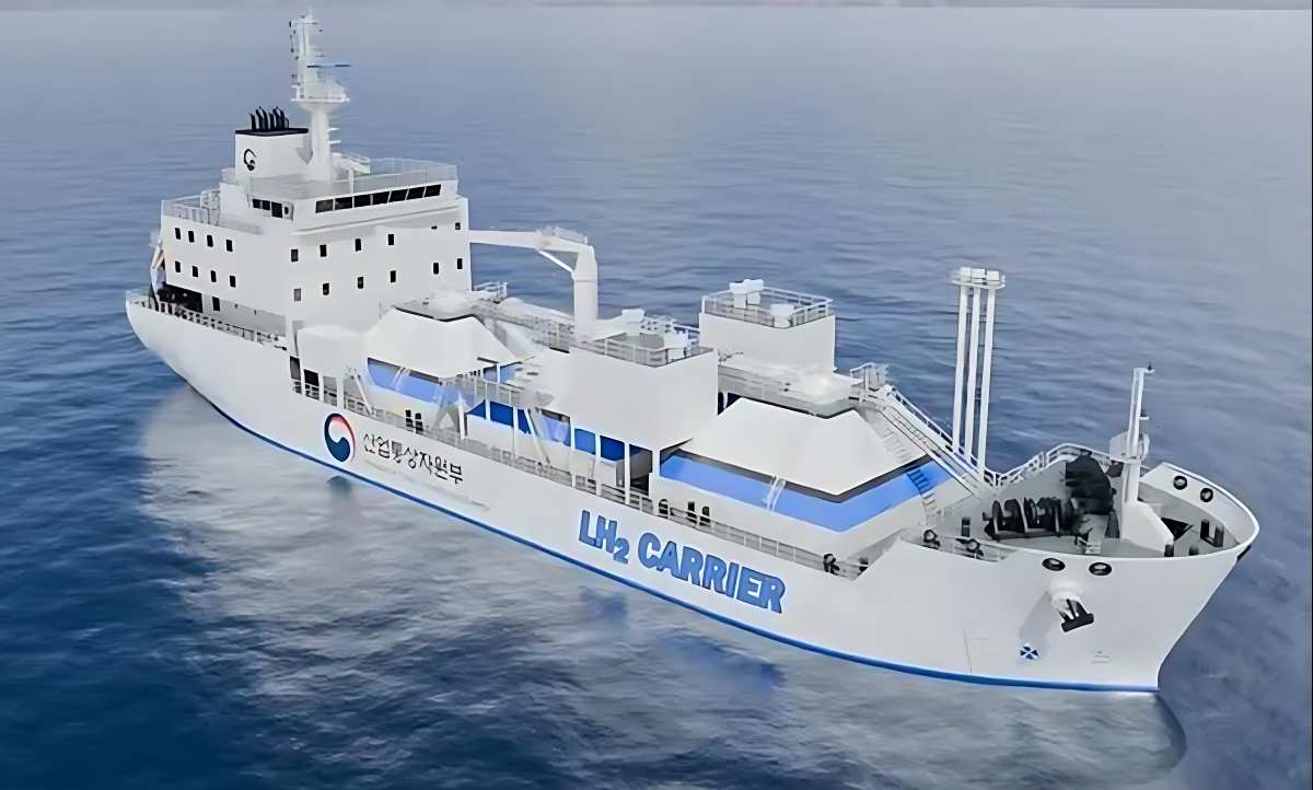 Corea del Sur planea construir el mayor buque de demostración de hidrógeno líquido del mundo para 2027 y posicionarse como líder en transporte de hidrógeno